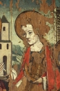 Detail der heiligen Katharina nach der Vorretusche