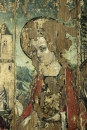 Detail der heiligen Katharina vor der Bearbeitung